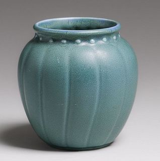 Rookwood #2812 Matte Blue Vase 1931
