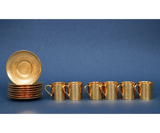 TIFFANY & CO DEMITASSE CUPS/SAUCERS