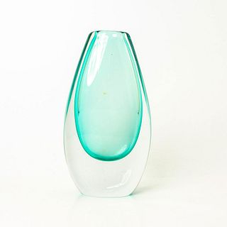 Vintage Sommerso Murano Art Glass Bud Vase
