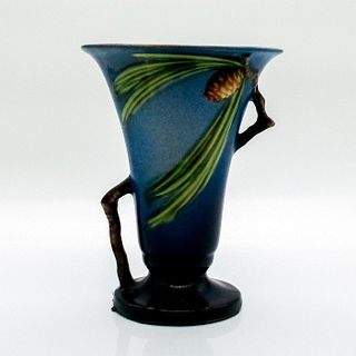 Vintage Roseville Pottery Two Handled Vase, Pine Cone