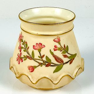 Antique Royal Worcester Porcelain Gilded Vase