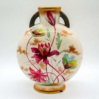 Adderley England Fine Bone China Floral Moon Flask