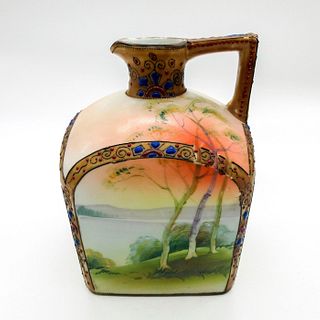 Vintage Nippon Ceramic Scenery Jug