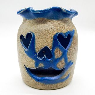 Vintage Lang Moau Art Pottery Ceramic Votive Holder