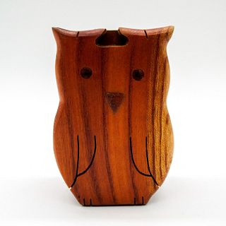 Wooden Owl Puzzle Jewelry Box