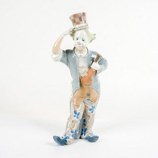 Lladro Figurine, Clown With Violin 1001126