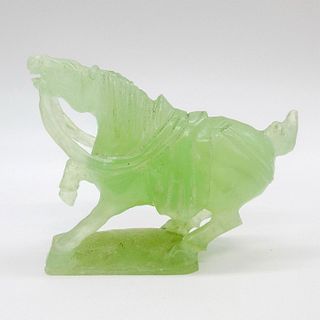 Vintage Chinese Jade Horse Figurine