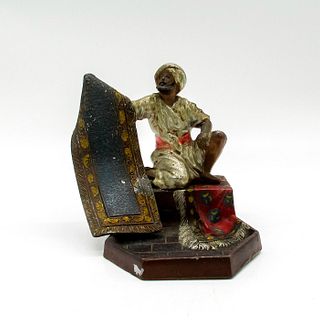 Franz Bergman Style bronze Figure, Rug Merchant
