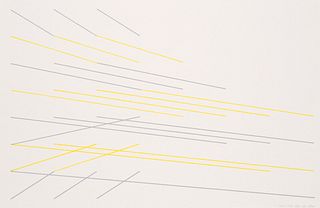  18 Arbeiten im typographischen Stil. 1980 - 1989. Mit Offsets, (Farb)lithographien und Serigraphien, je auf Velin. Blattmaße von 19,6 x 19,8 cm bis 4