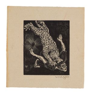 Erich Glas Phädrus Augusti Libertus. Aesopische Fabeln. Sammlung von 8 Probedrucken. Um 1920. Je Holzschnitt auf Japan. Blattmaße je ca. 16,5 x 15,5 c