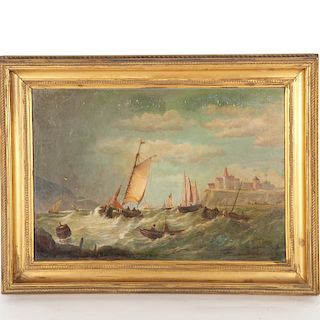 James Webb, large oil painting