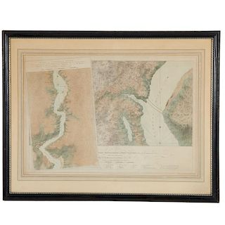 Map of Hudson River by Joseph F. Wallet Des Barres
