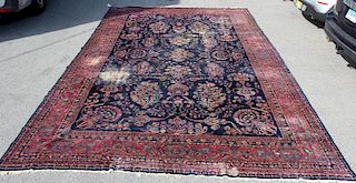 Large Antique & Finely Woven Handmade Carpet.
