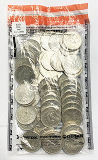 (50) Morgan Silver Dollars Almost Mint 1878-1904