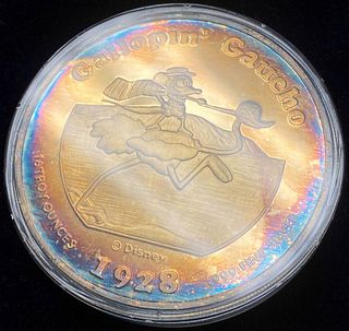 16 ozt .999 Toned Disney "Gallopin Gaucho" Mickey Mouse