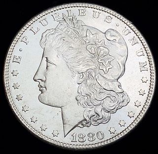1880-S Morgan Silver Dollar MS64