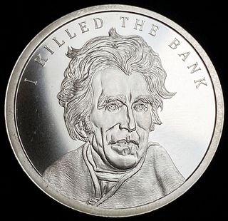 2018 "I Killed The Bank" 1 ozt .999 Silver Shield