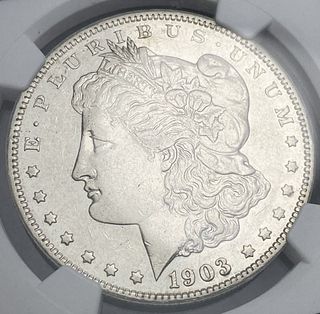 1903-S Morgan Silver Dollar NGC AU Details