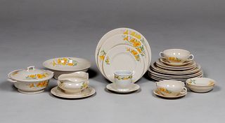 Vintage Syracuse China California Poppy Dinnerware Set 26 Pieces