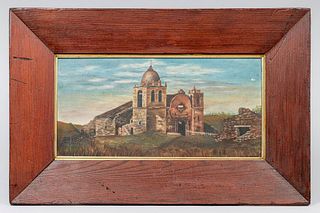 Mission San Carlos Old Painting c1900s