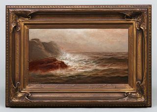 Nels Hagerup (1864-1922) California Coastal Painting c1900