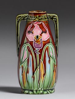 Austrian Art Nouveau Two-Handled Vase c1900