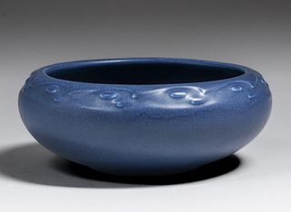 Rookwood Pottery #2157 Matte Blue Bowl 1917
