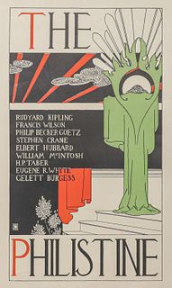 Roycroft <em>The Philsitine</em> Original Poster c1895-1899
