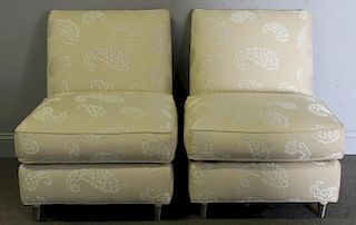 Pair of Decorative Upholstered Club Chairs.