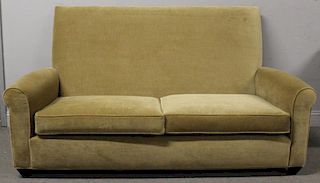 Donghia, Art Deco Styly High Back Settee.