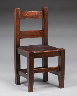 Michigan Chair Co Maybeck Influence Side Chair c1905