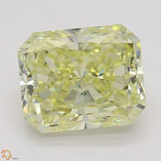 3.01 ct, Natural Fancy Yellow Even Color, SI1, Radiant cut Diamond (GIA Graded), Appraised Value: $63,700 