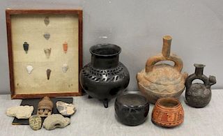 Lot of Assorted Antique Pottery Items To Inc ,