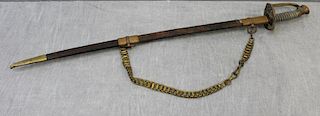 U.S. Military Foot Officers Sword Circa 1850