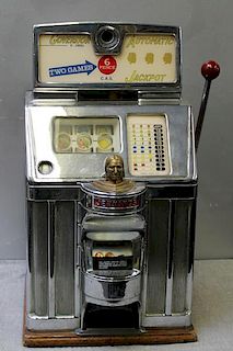JENNINGS,1 Cent Antique Slot Machine.