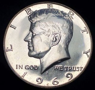 1969 JFK Half-Dollar Proof 90% Silver