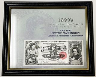 1890 America Renaissance Bureau of Engraving & Printing