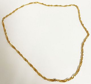 14K Gold Necklace 7.6 Grams