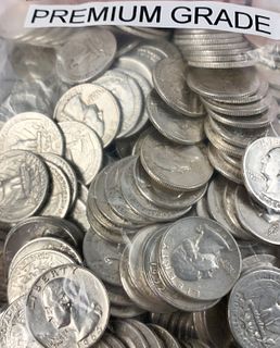 $100 Face 400-coins Non-Junk Premium 90% Silver 25C