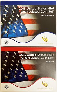 Complete Genuine 2015 United States Mint Set