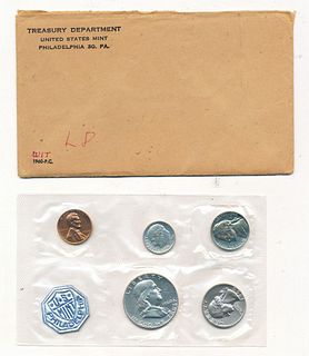 1960 US Mint Proof Set (5-Coin)