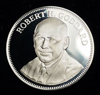 1975 Robert H. Goddard Proof Sterling Silver