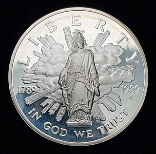 1989-S Congress Bicentennial Proof Silver Dollar