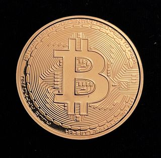 Bitcoin 1 ozt Copper Bullion Round