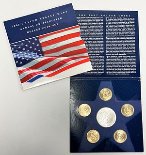2007 U.S. Mint Annual Uncirculated Dollar Coin Set
