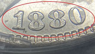 1880-S Morgan Slver Dollar VAM-7A ANACS MS64 CAMEO DMPL