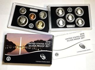 2019 United States Mint Silver Proof Set (10-coins)