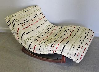 Midcentury Adrian Pearsall Wave Chaise Lounge.