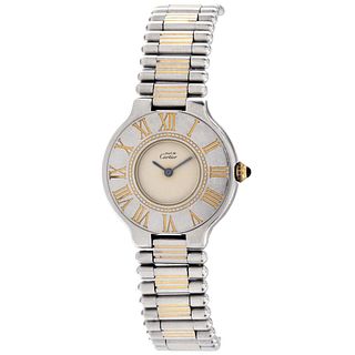 Lady's Must de Cartier Two Tone Watch