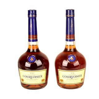 Two Courvoisier VS Cognac.